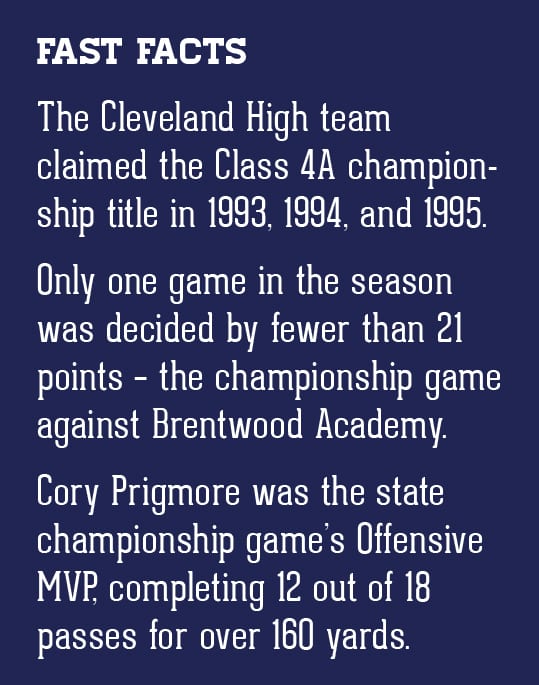 1993 Cleveland high school football team chattanooga fast facts