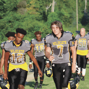 Johnavan Moore, Malachi Wise, Landon Wallace, and Brad Ridge Hixson High School Football Players in Chattanooga