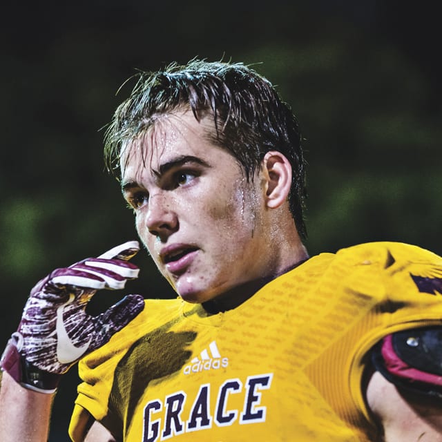 Chattanooga High School Football player CADE TINSLEY, QUARTERBACK  Grace Baptist Academy; Chattanooga, TN