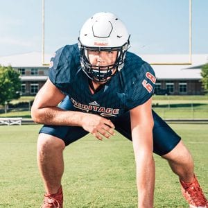 kobe mcallister offensive tackle heritage high school player to watch