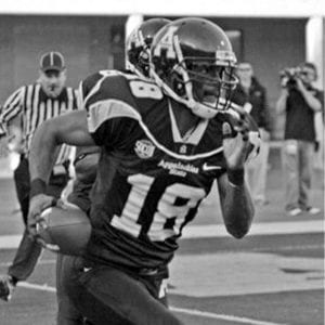 Dominique McDuffie Red Bank High School Class of 2008 running with football in the chattanooga area