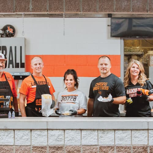 LaFayette High School concessions team