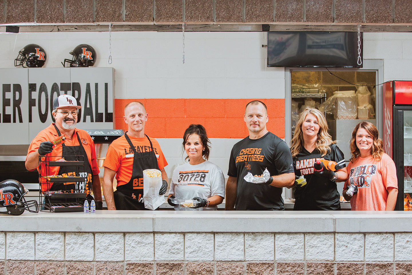 LaFayette High School concessions team