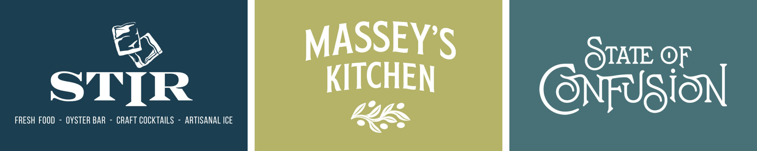 Stir, Massey's Kitchen, and State of Confusion ad