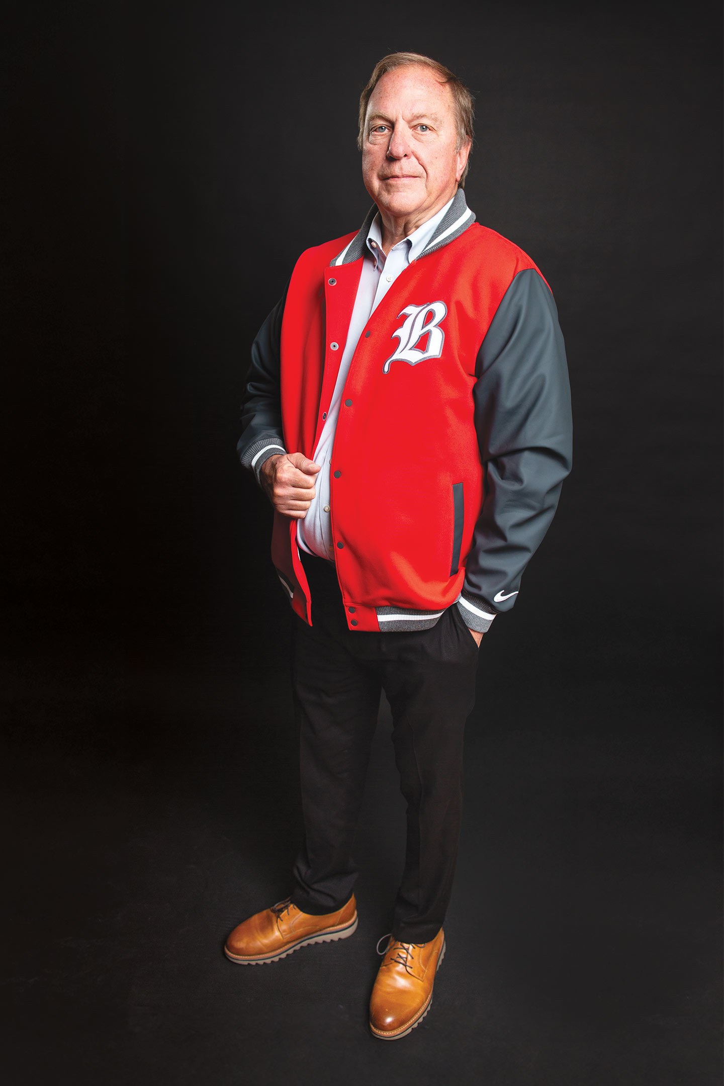Mike Shuford standing. 