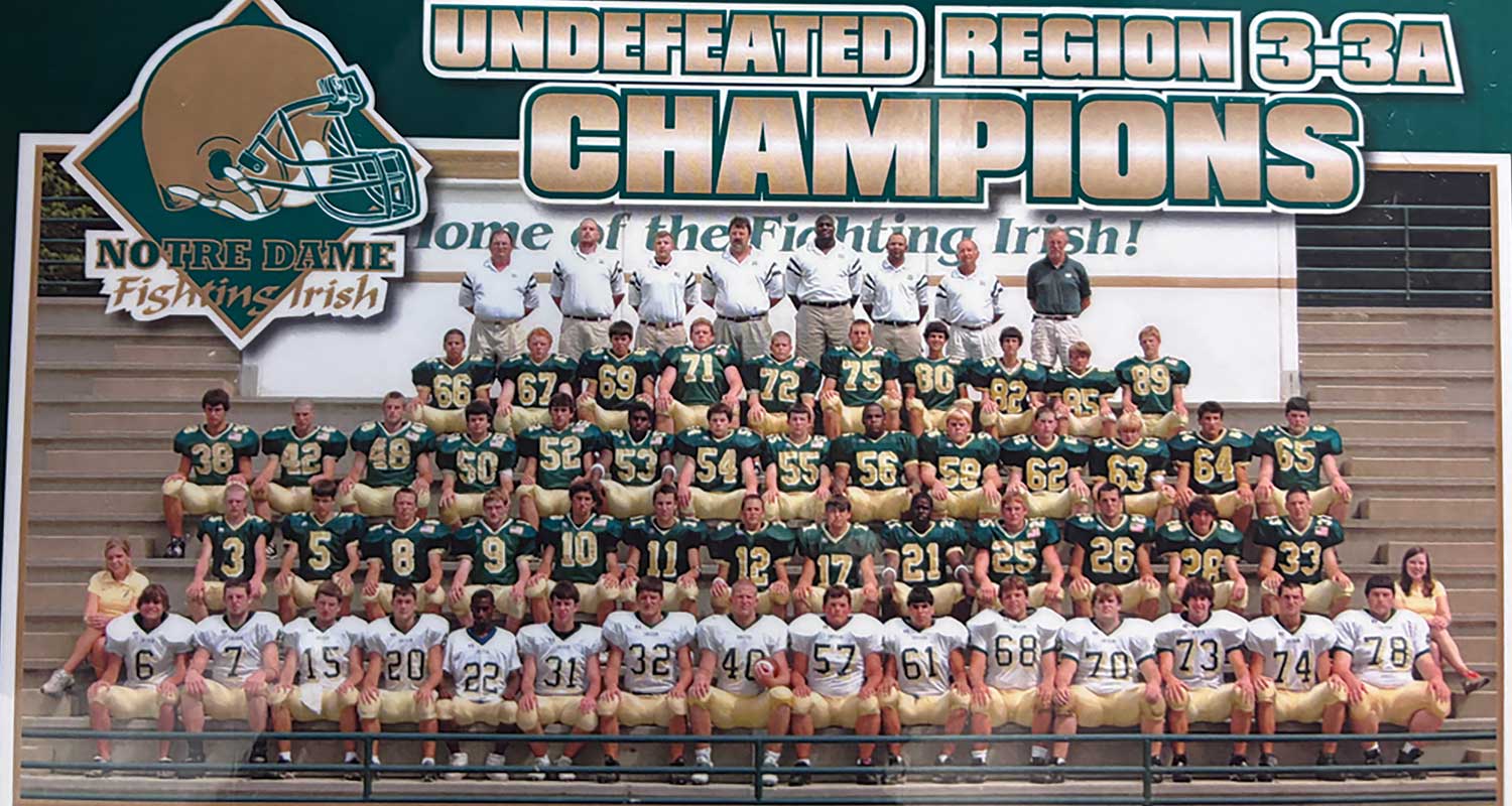Group photo of football team
