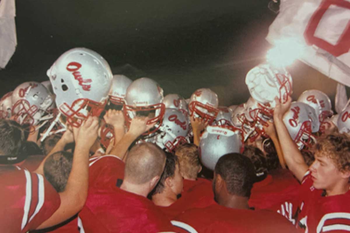 players celebrating