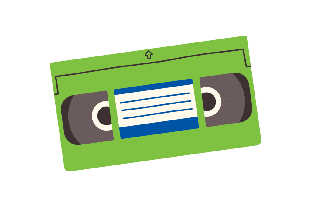 VHS cassette graphic
