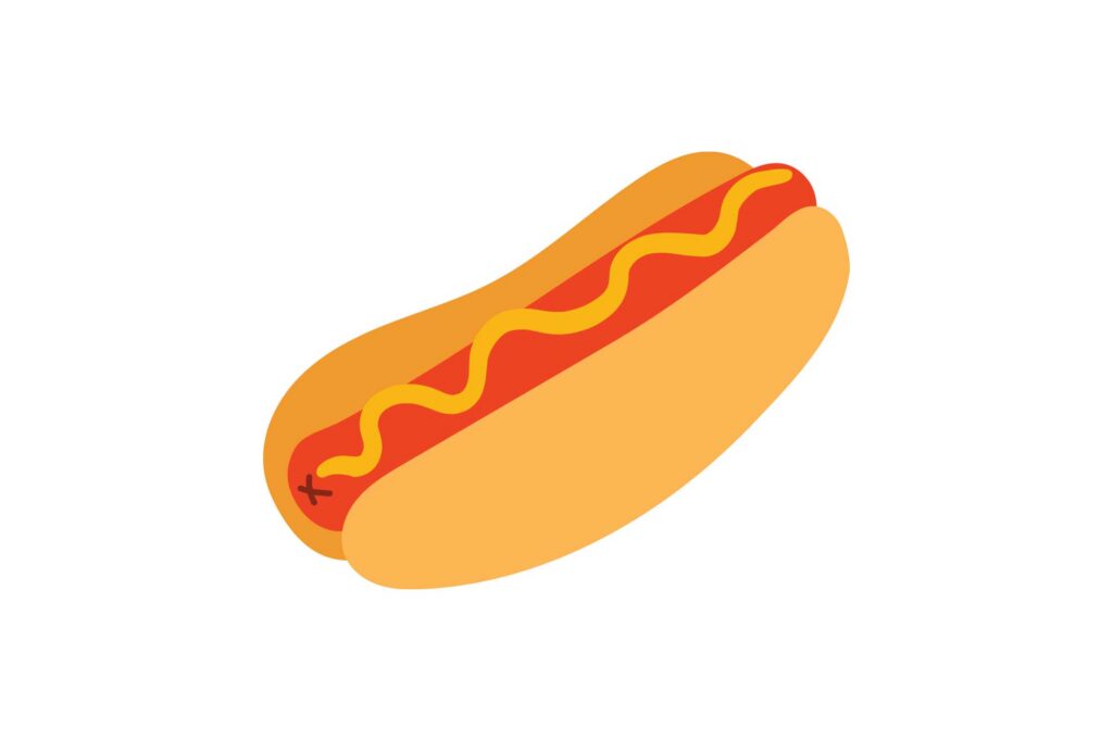 Hotdog graphic